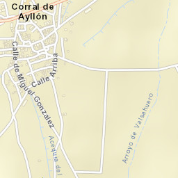 Corral de Ayllón Street Map