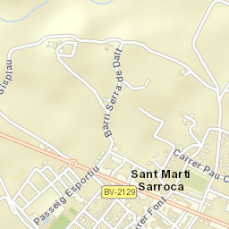 Sant Martí Sarroca Street Map