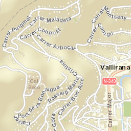 Vallirana Street Map