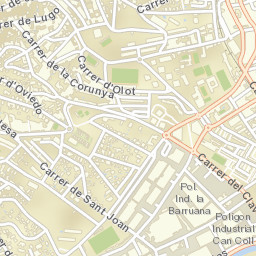 Sant Vicenç dels Horts Street Map