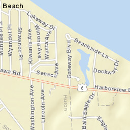 Chaska Beach Ohio Street Map
