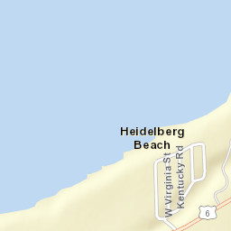 Heidelberg Beach Ohio Street Map