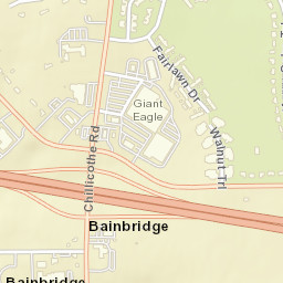 Bainbridge Ohio Street Map
