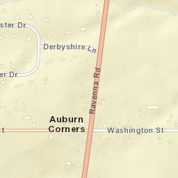 Auburn Corners Ohio Street Map