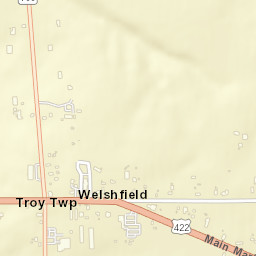 Welshfield Ohio Street Map