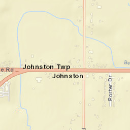 Johnston Ohio Street Map