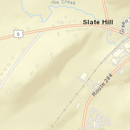 Slate Hill New York Street Map