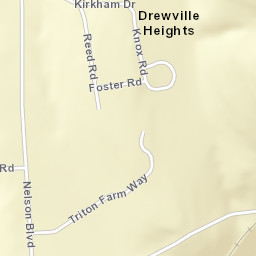 Drewville Heights New York Street Map