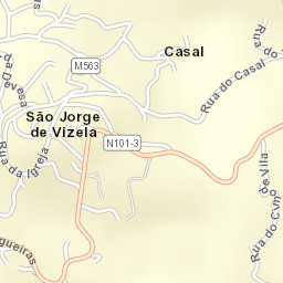 Vizela Street Map
