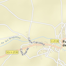 Fuente el Olmo de Fuentidueña Street Map