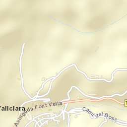 Vallclara Street Map