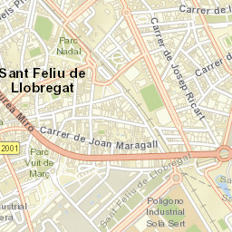 Sant Feliu de Llobregat Street Map