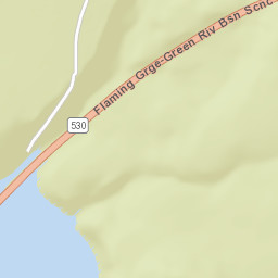 Wyoming 530, Ashley National Forest Street Map