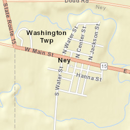 Ney Ohio Street Map