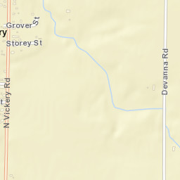 Vickery Ohio Street Map