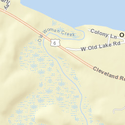 Oberlin Beach Ohio Street Map