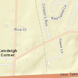 Kendeigh Corner Ohio Street Map