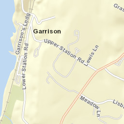 Garrison New York Street Map