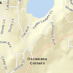 Sunnybrook New York Street Map