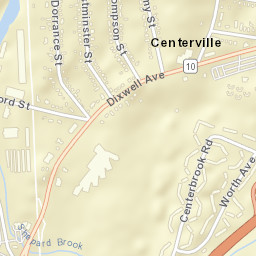 Centerville Connecticut Street Map