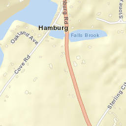 Hamburg Connecticut Street Map