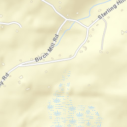 Sterling City Connecticut Street Map