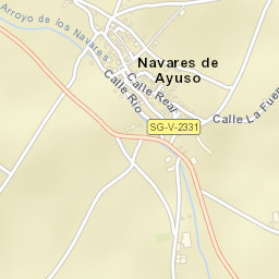Navares de Ayuso Street Map