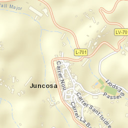Juncosa Street Map