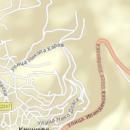 Krusevo Street Map