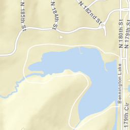 11956-12316 North 180th Street, Bennington, NE Street Map