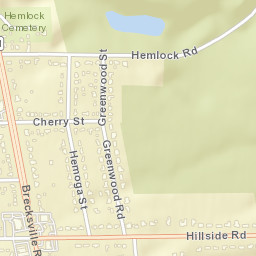 Independence Ohio Street Map