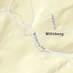 Millsburg New York Street Map