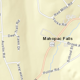 Mahopac Falls New York Street Map