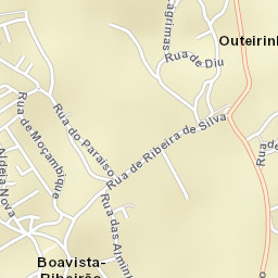 Ribeirão Street Map