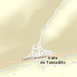Valle de Tabladillo Street Map