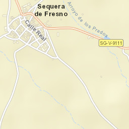 Sequera de Fresno Street Map