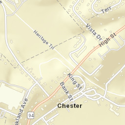 Chester New York Street Map
