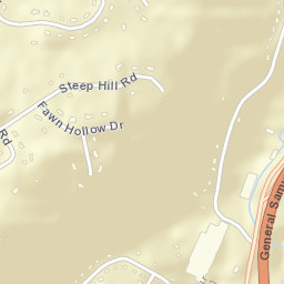 Kinneytown Connecticut Street Map