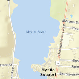 Mystic Seaport Connecticut Street Map