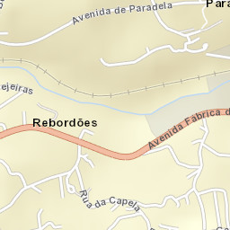 Rebordões Street Map