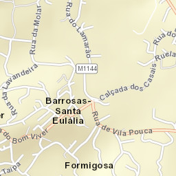 Barrosas Street Map