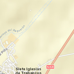 Siete Iglesias de Trabancos Street Map