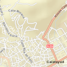 Calatayud Street Map