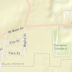South Amherst Ohio Street Map