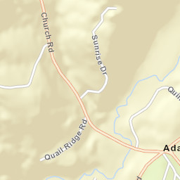 Adams Corners New York Street Map