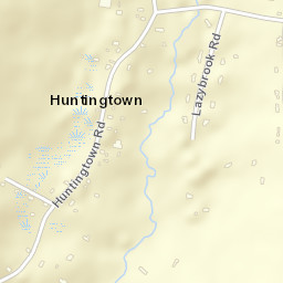 Huntingtown Connecticut Street Map