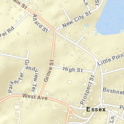 Essex Connecticut Street Map