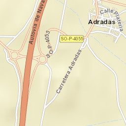 Adradas Street Map