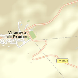 Vilanova de Prades Street Map