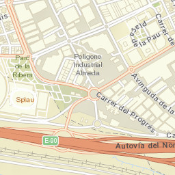 Cornellà de Llobregat Street Map